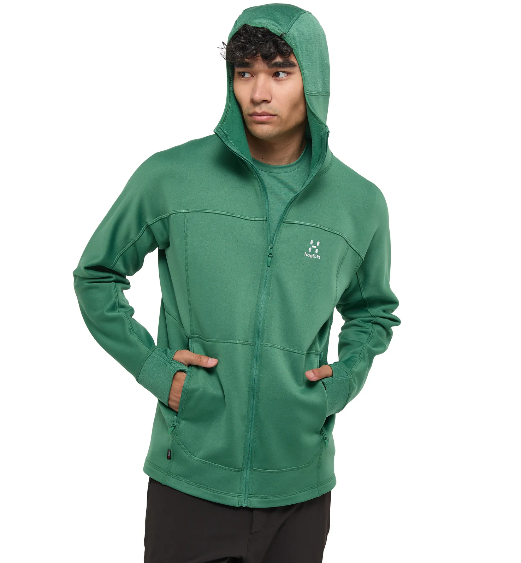 Haglöfs Betula Hood Men- Jackor|Fleece · Mellanlager