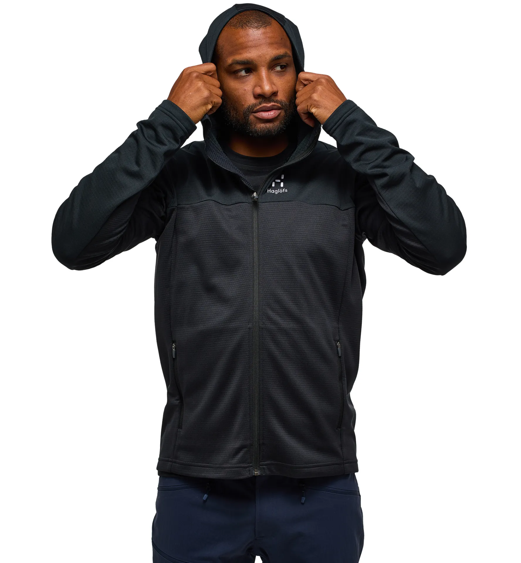 Haglöfs Lark Mid Hood Men- Jackor|Fleece · Mellanlager