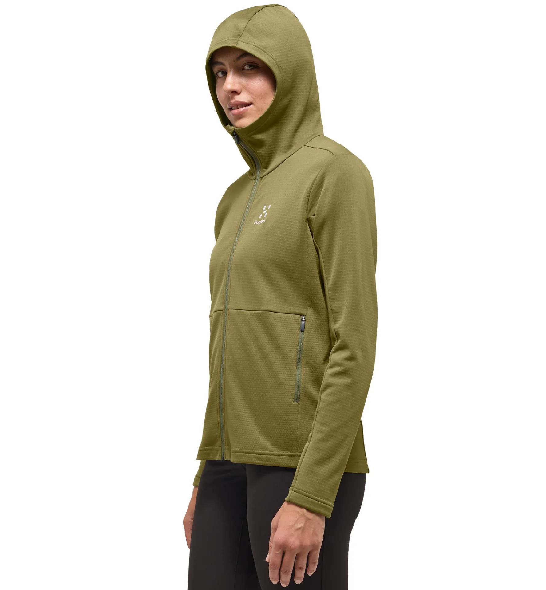 Haglöfs Lark Mid Hood Women- Jackor|Fleece · Mellanlager