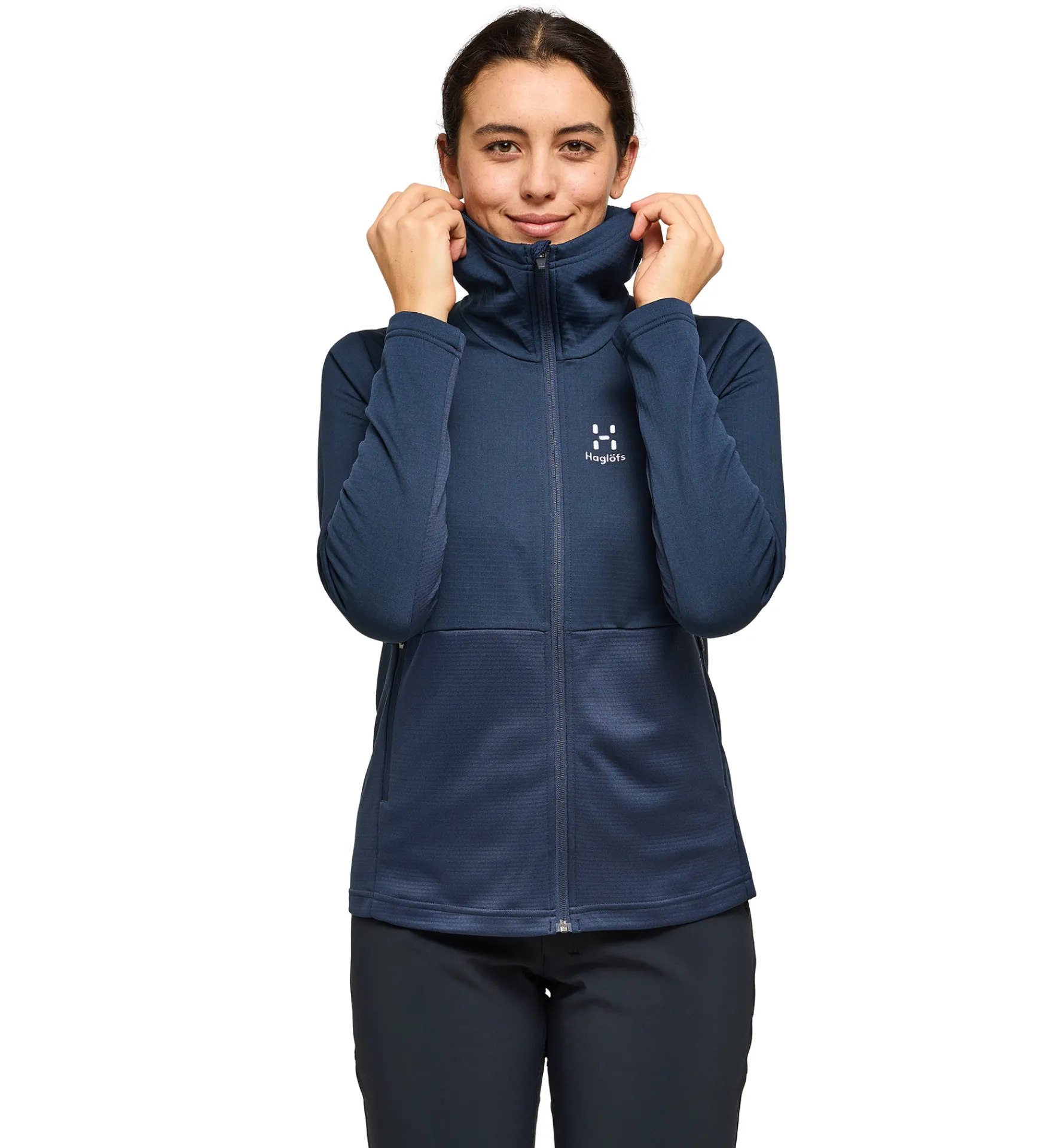 Haglöfs Lark Mid Hood Women- Jackor|Fleece · Mellanlager