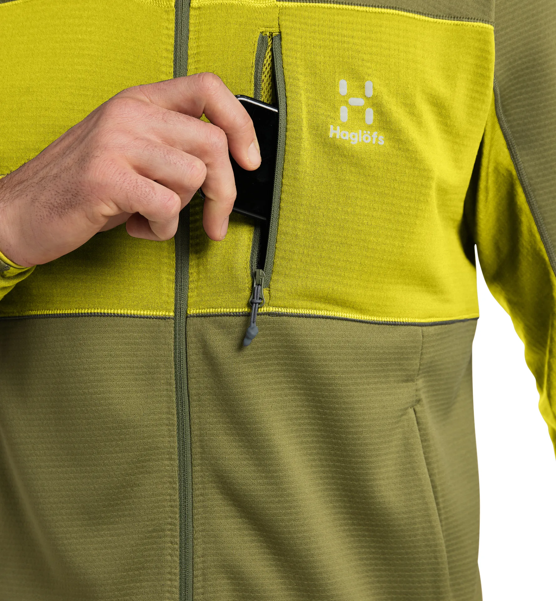 Haglöfs L.I.M Mid Fast Hood Men- Jackor|Fleece · Mellanlager