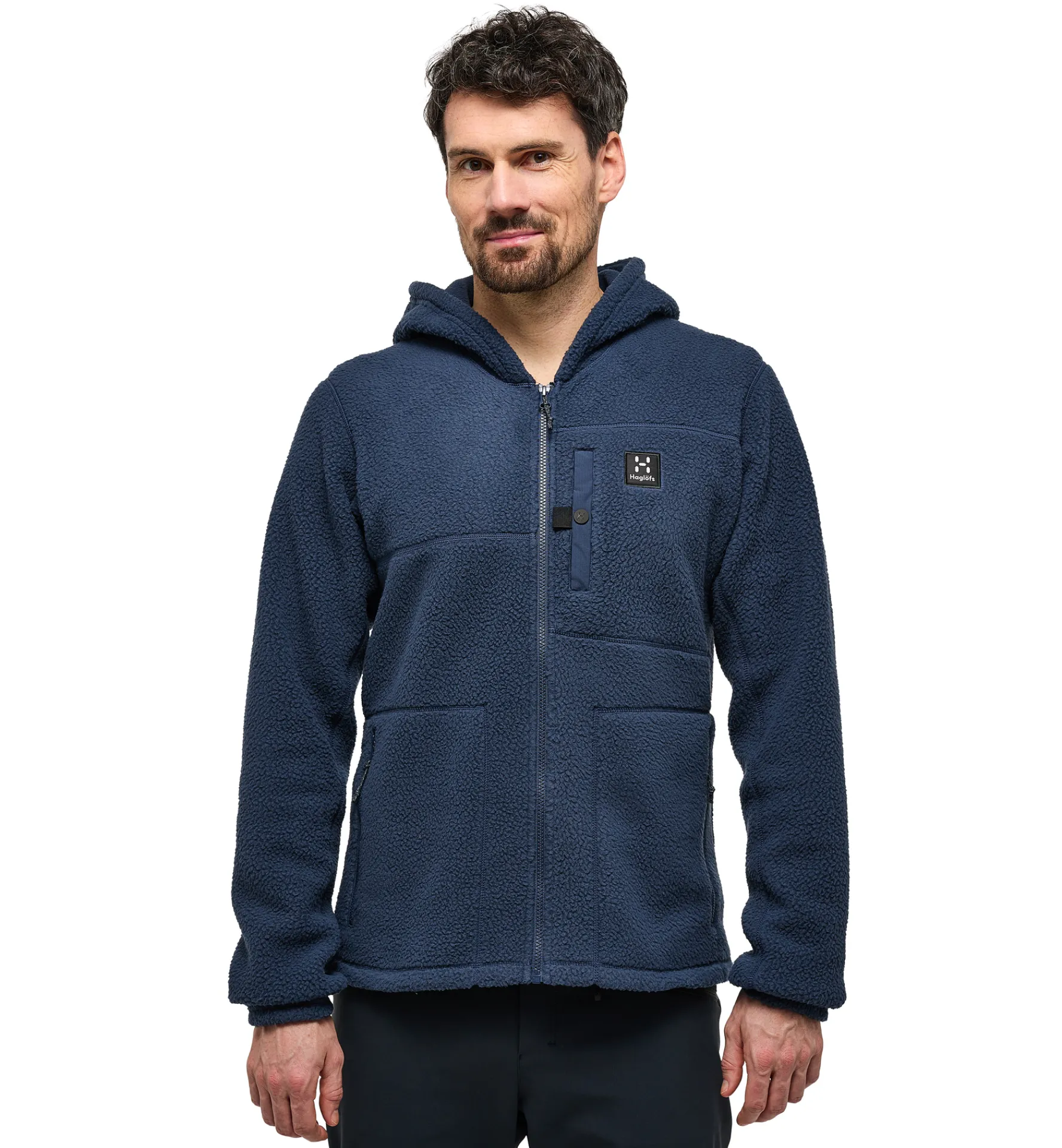 Haglöfs Malung Pile Hood Men- Jackor|Fleece · Mellanlager