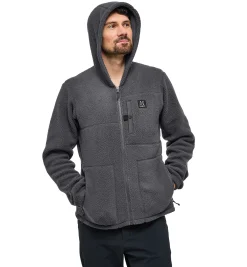 Haglöfs Malung Pile Hood Men- Jackor|Fleece · Mellanlager