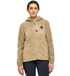 Haglöfs Malung Pile Hood Women- Jackor|Fleece · Mellanlager