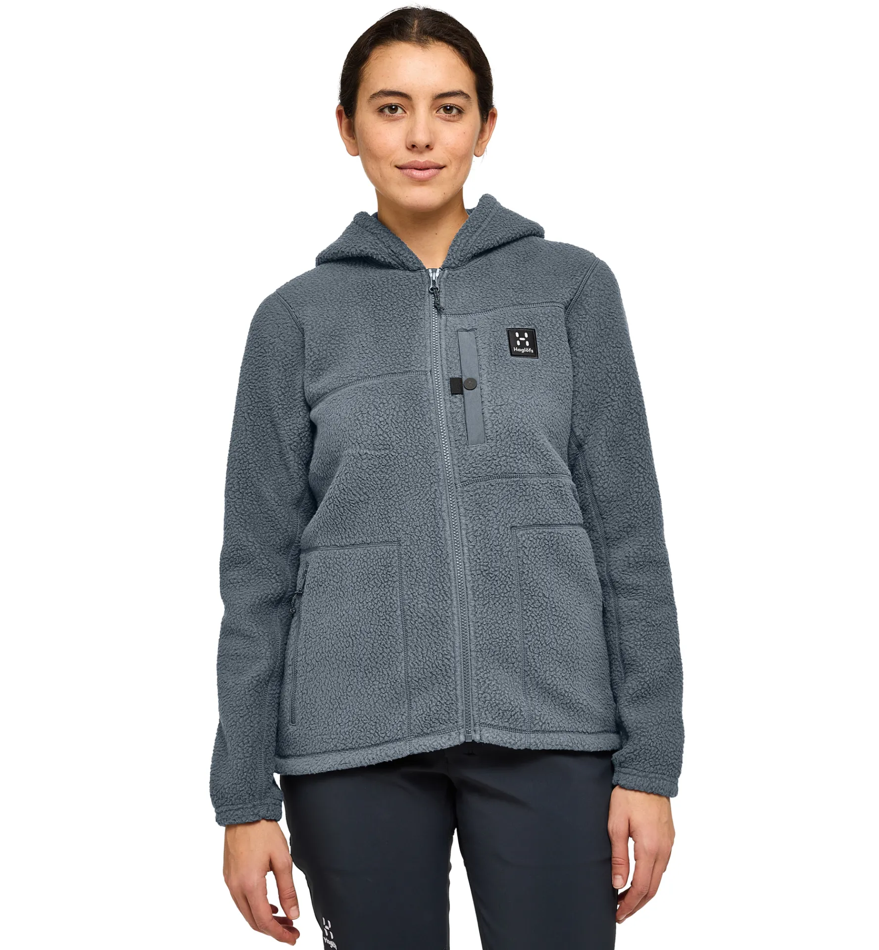 Haglöfs Malung Pile Hood Women- Jackor|Fleece · Mellanlager