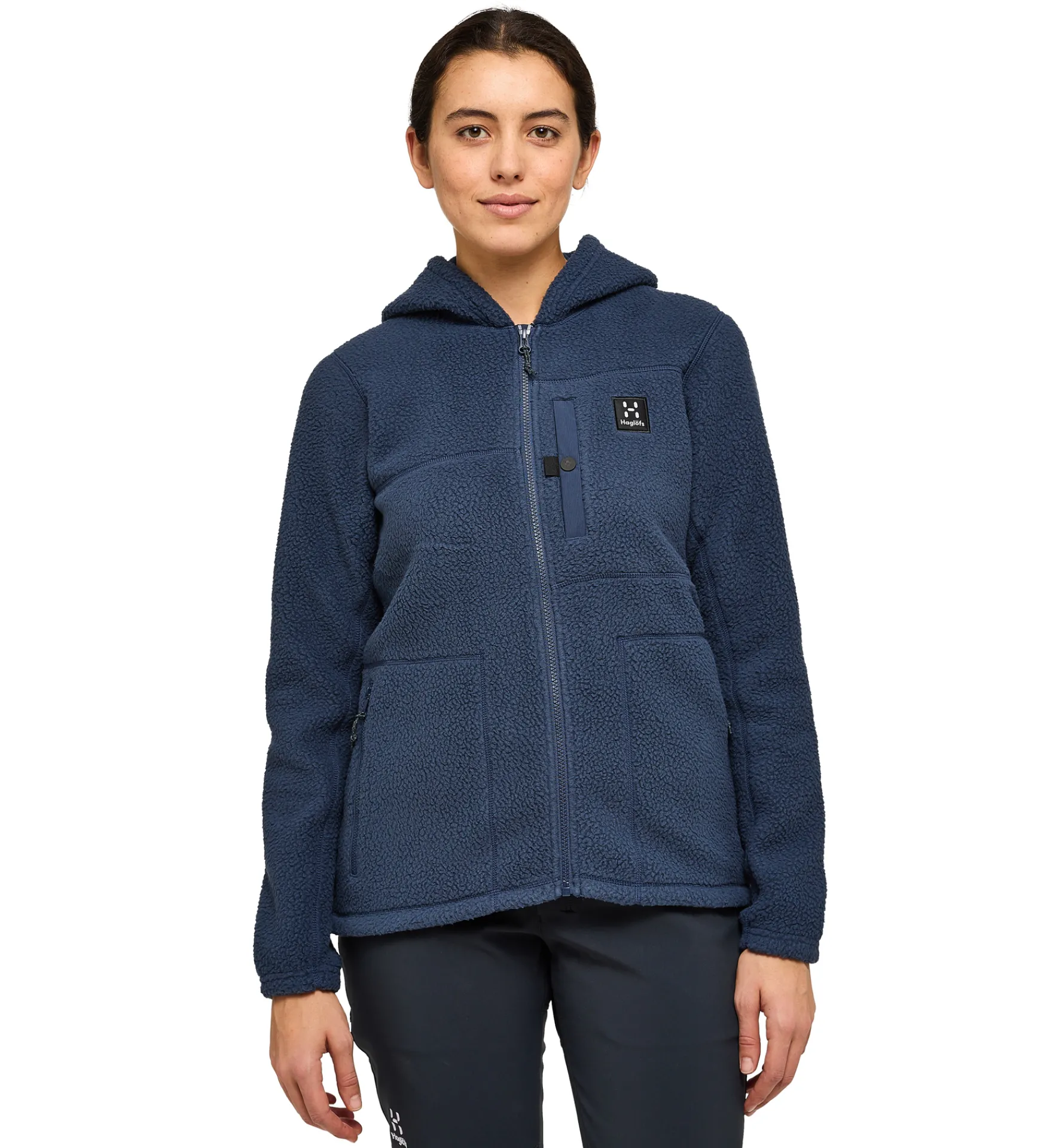 Haglöfs Malung Pile Hood Women- Jackor|Fleece · Mellanlager