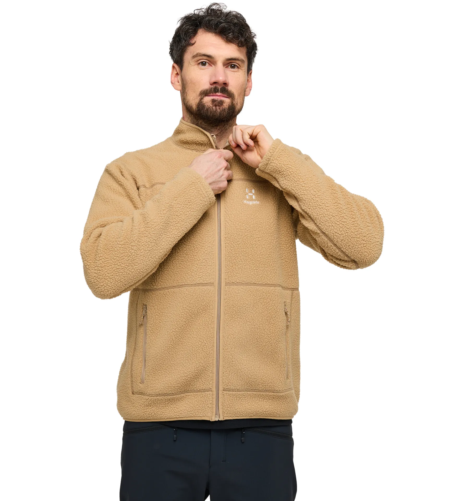 Haglöfs Mossa Pile Jacket Men- Jackor|Fleece · Mellanlager