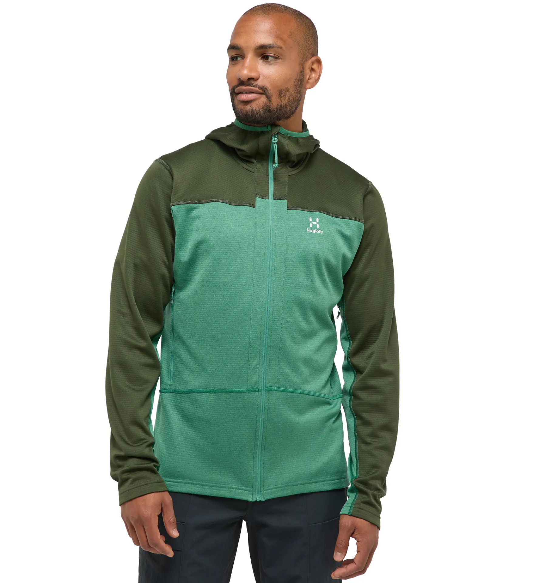 Haglöfs ROC Flash Mid Hood Men- Jackor|Fleece · Mellanlager