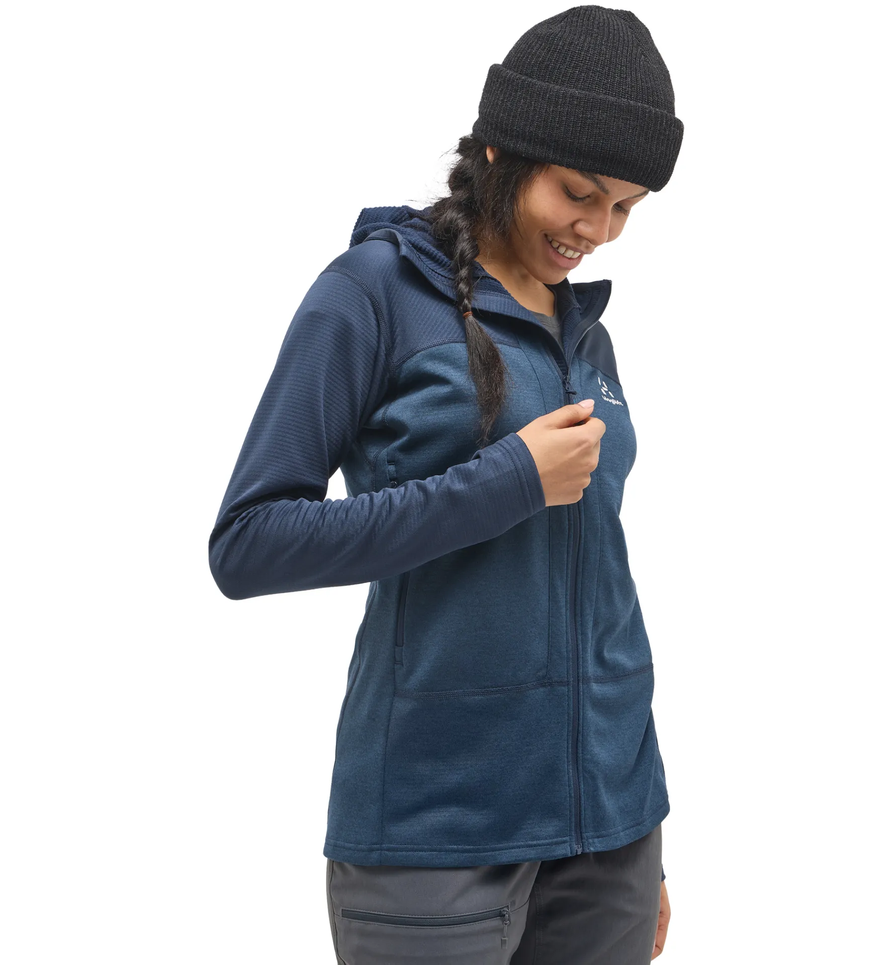 Haglöfs ROC Flash Mid Hood Women- Jackor|Fleece · Mellanlager