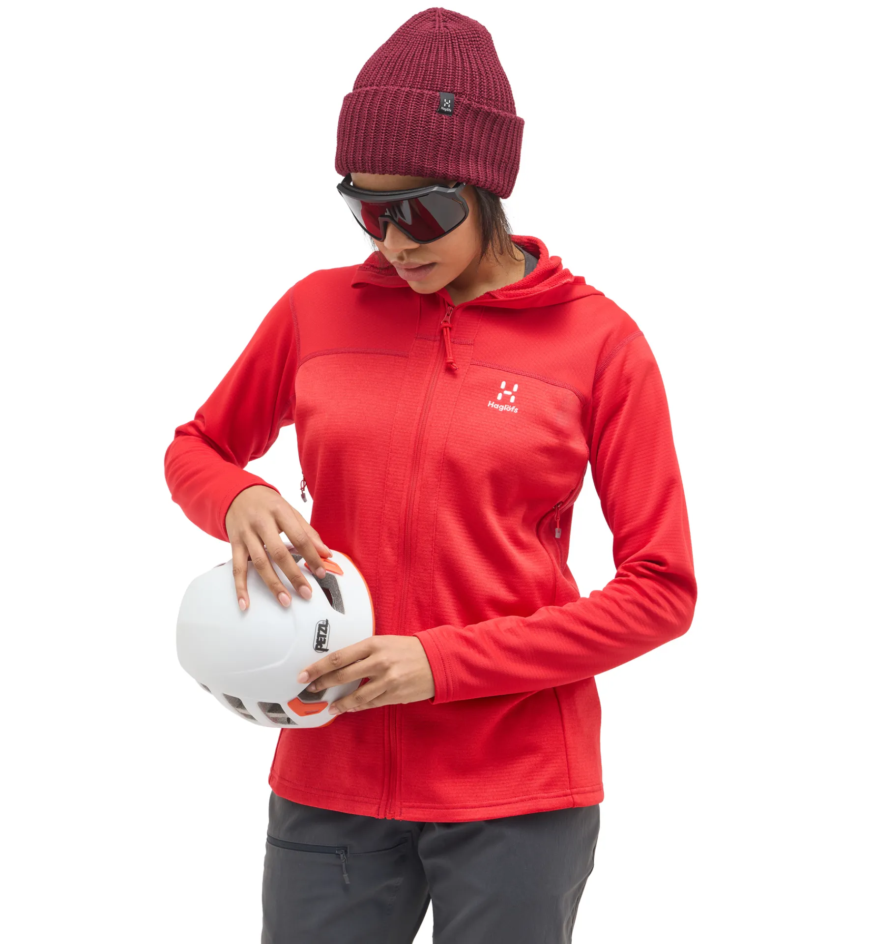 Haglöfs ROC Flash Mid Hood Women- Jackor|Fleece · Mellanlager