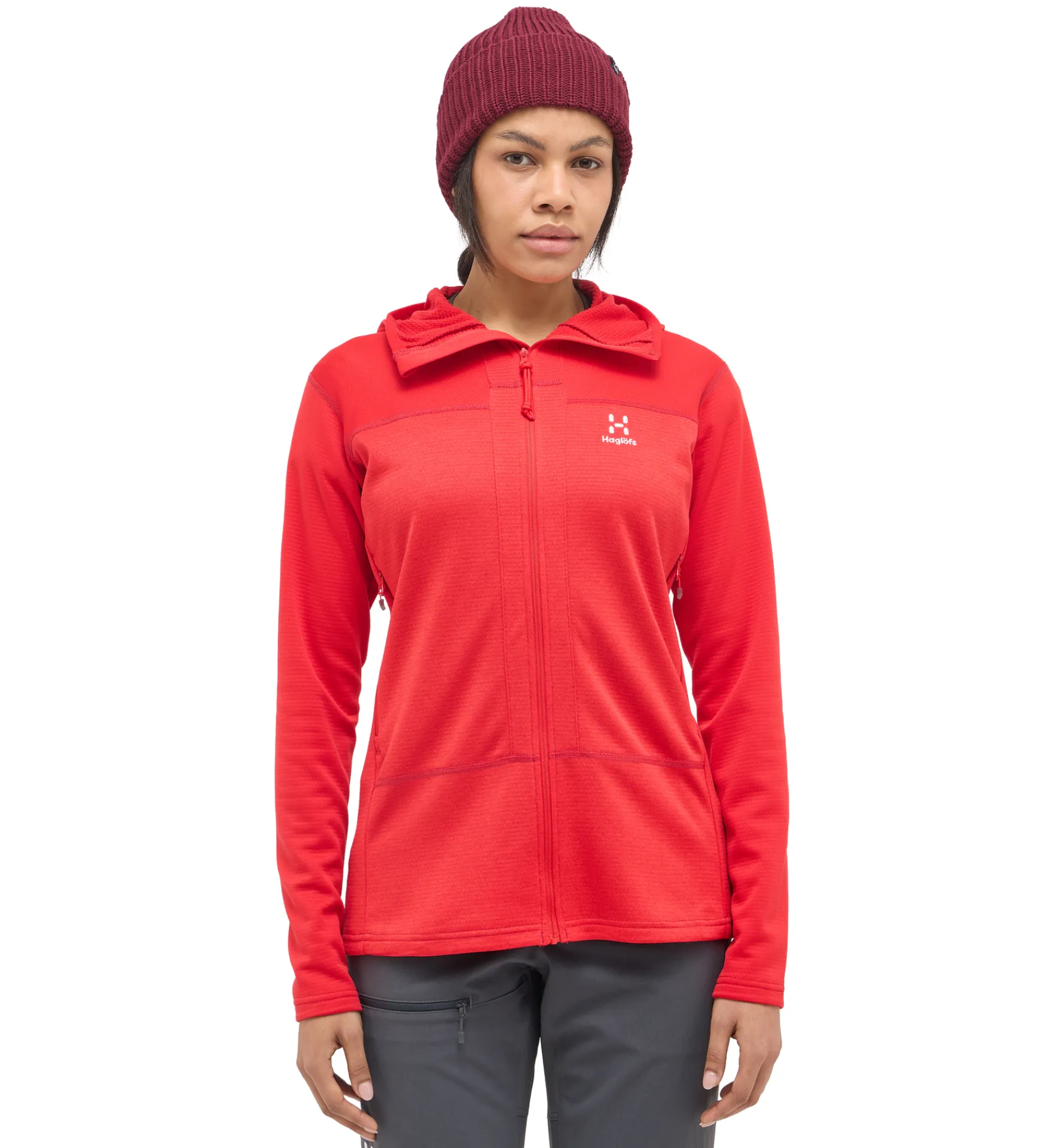 Haglöfs ROC Flash Mid Hood Women- Jackor|Fleece · Mellanlager