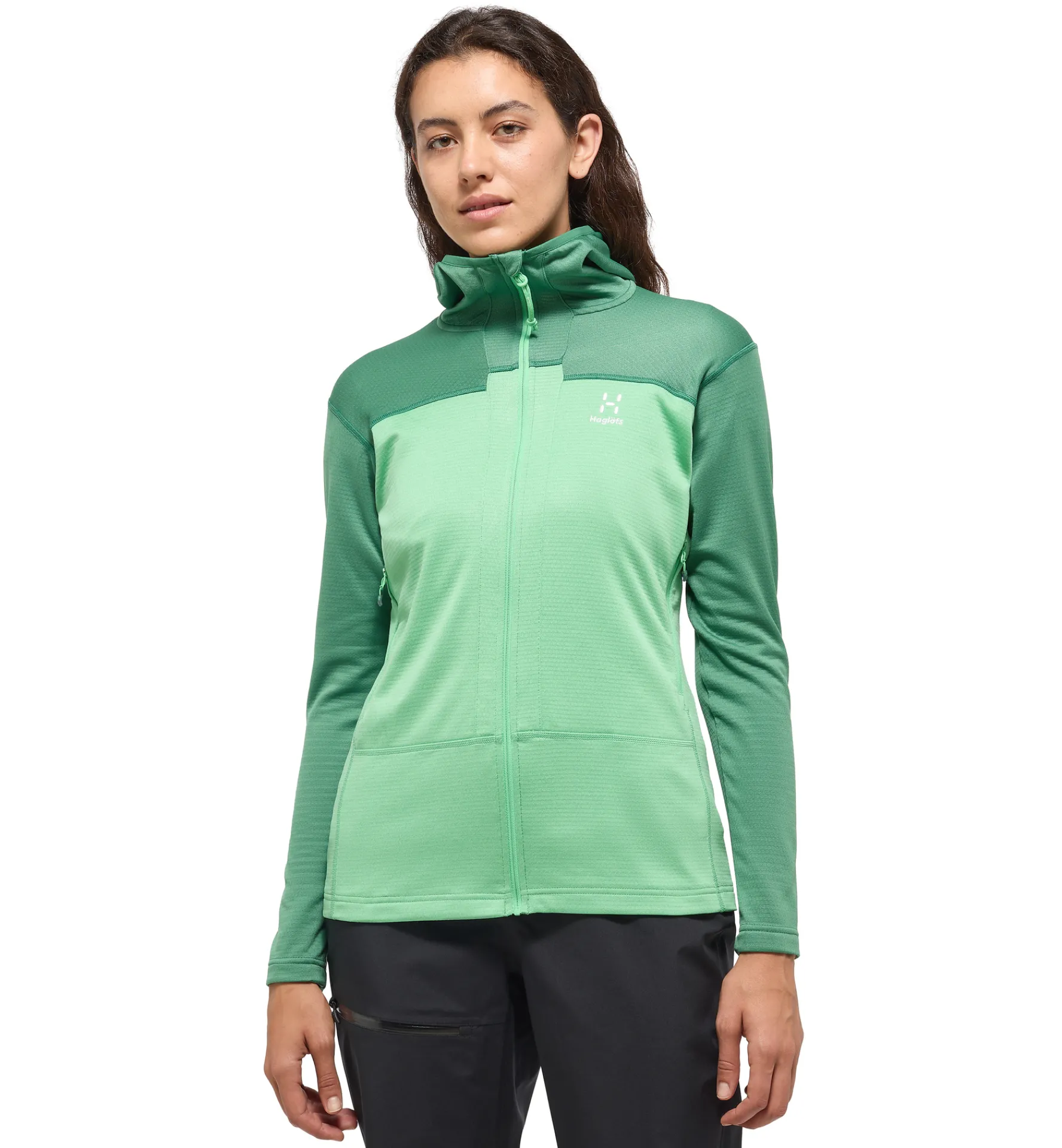 Haglöfs ROC Flash Mid Hood Women- Jackor|Fleece · Mellanlager