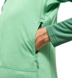 Haglöfs ROC Flash Mid Hood Women- Jackor|Fleece · Mellanlager
