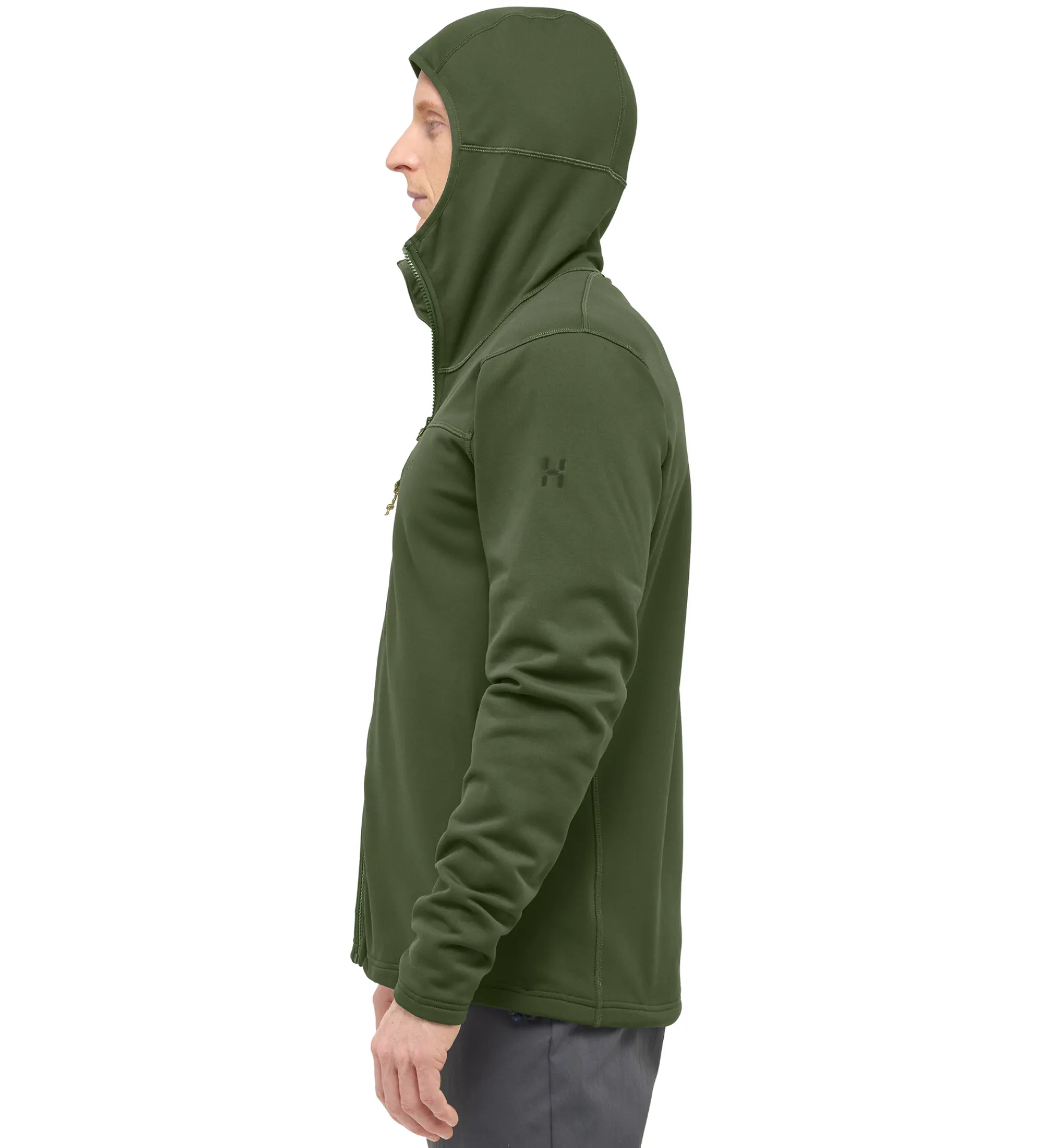 Haglöfs Rosson Mid Hood Men- Jackor|Fleece · Mellanlager
