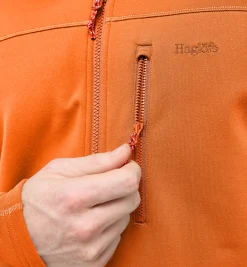 Haglöfs Rosson Mid Hood Men- Jackor|Fleece · Mellanlager