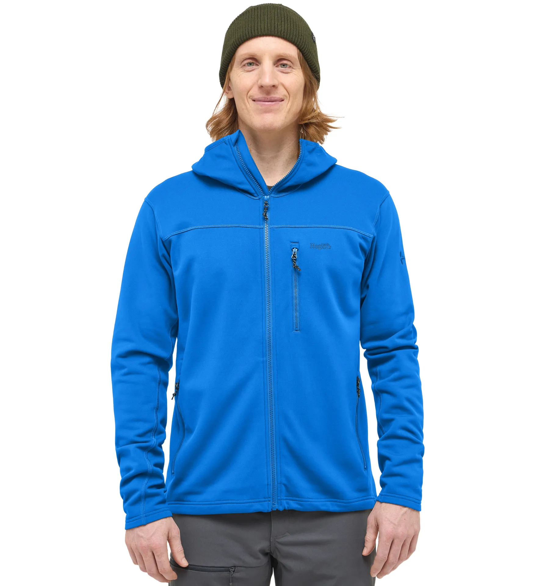Haglöfs Rosson Mid Hood Men- Jackor|Fleece · Mellanlager