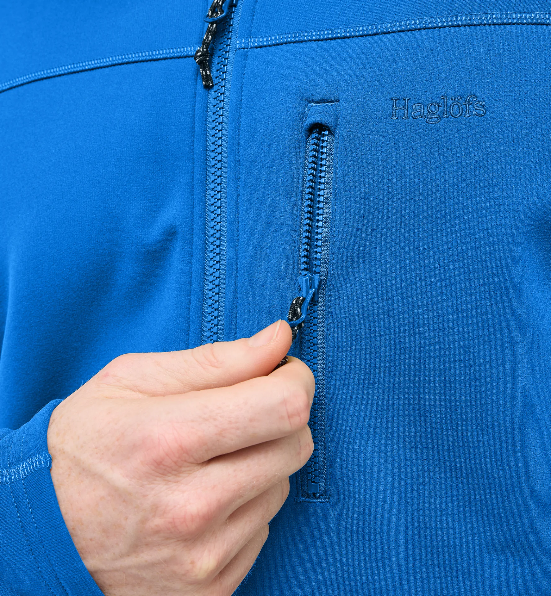 Haglöfs Rosson Mid Hood Men- Jackor|Fleece · Mellanlager