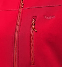 Haglöfs Rosson Mid Hood Women- Jackor|Fleece · Mellanlager