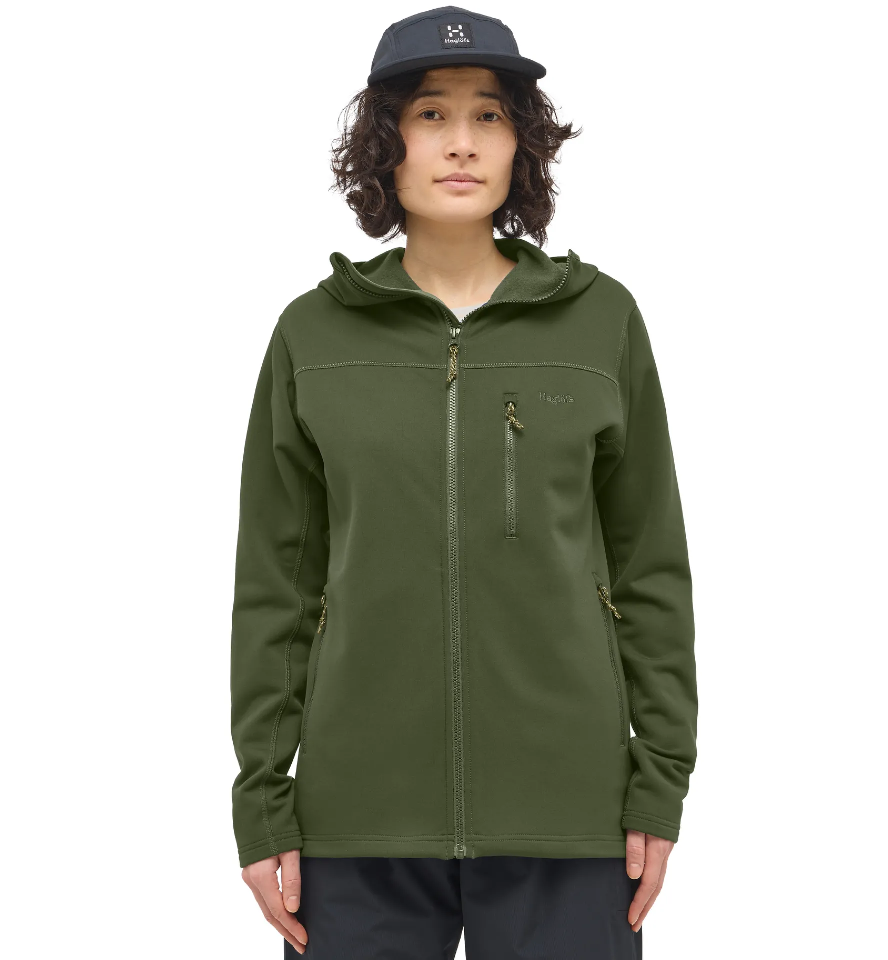 Haglöfs Rosson Mid Hood Women- Jackor|Fleece · Mellanlager