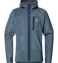 Haglöfs Vassi Mid Hood Men- Fleece · Mellanlager|Jackor