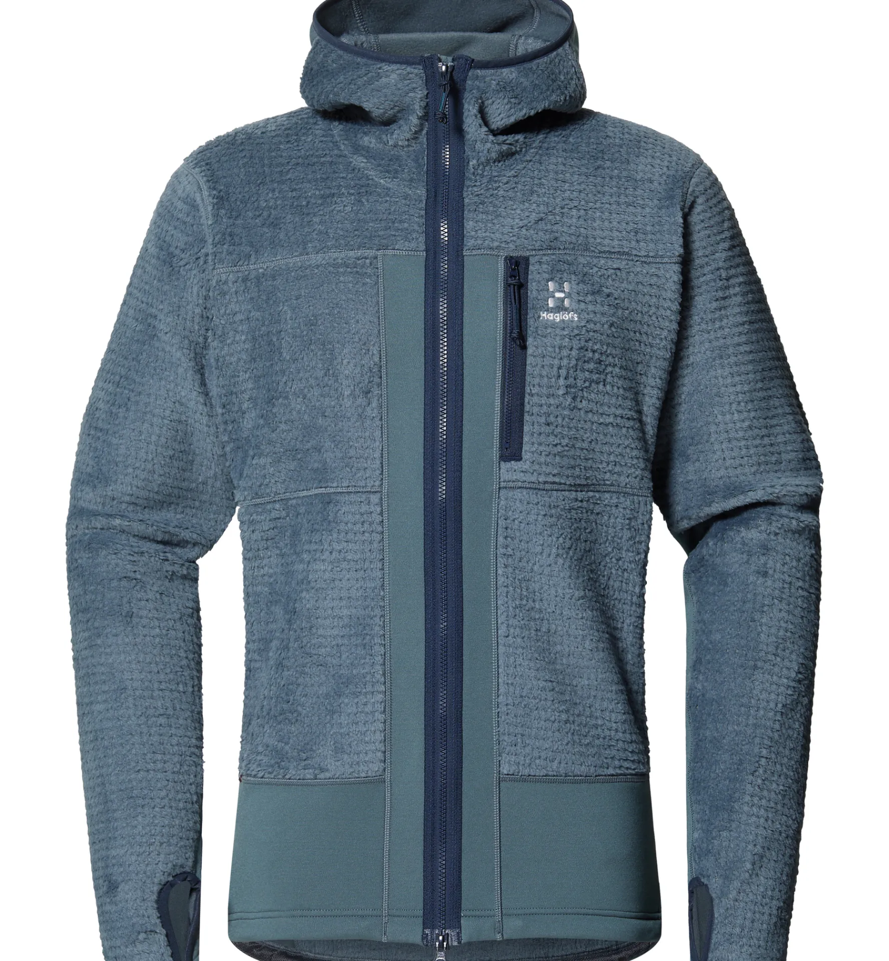 Haglöfs Vassi Mid Hood Men- Fleece · Mellanlager|Jackor