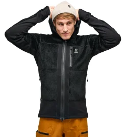 Haglöfs Vassi Mid Hood Men- Jackor|Fleece · Mellanlager