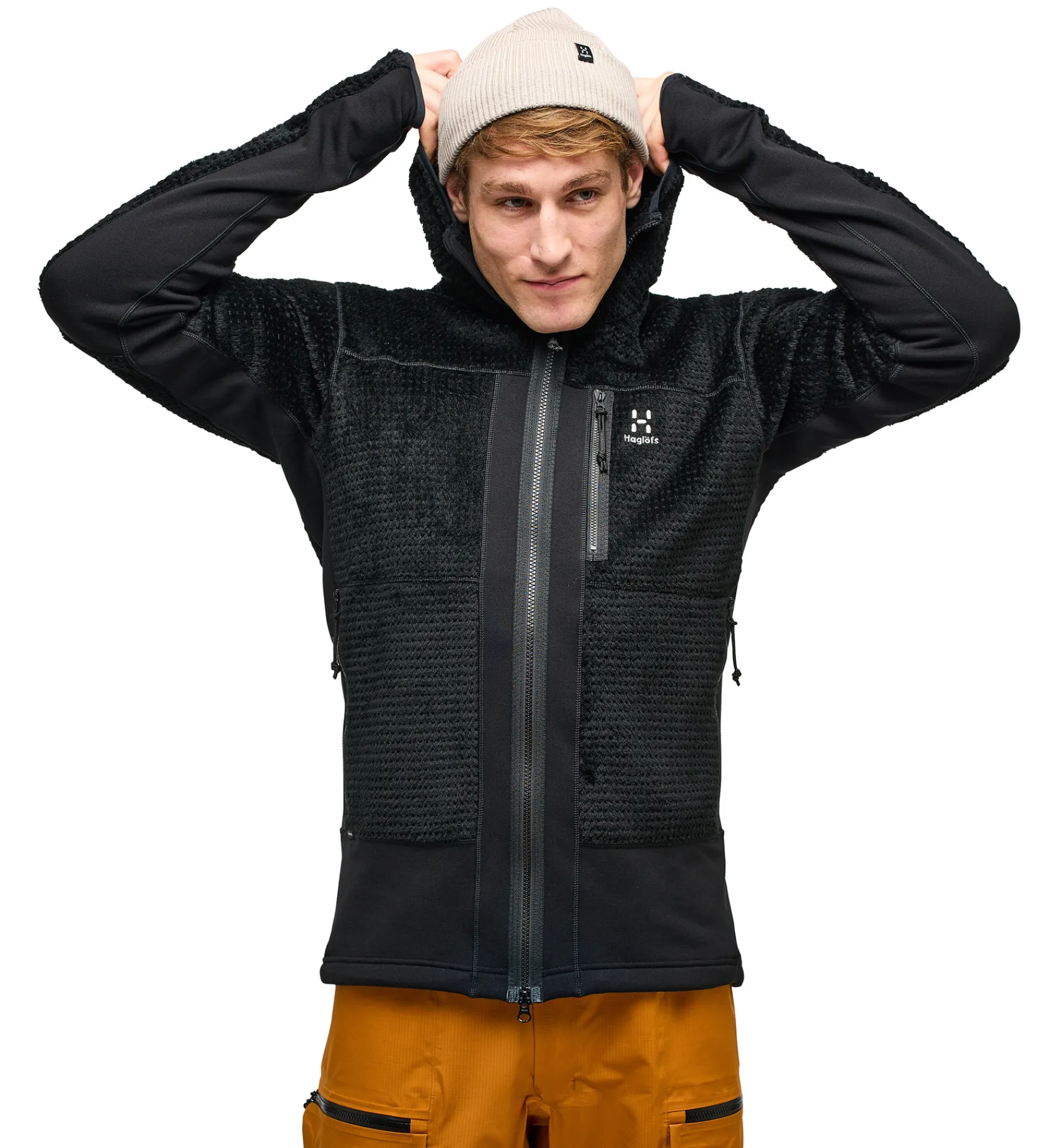 Haglöfs Vassi Mid Hood Men- Jackor|Fleece · Mellanlager