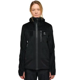 Haglöfs Vassi Mid Hood Women- Jackor|Fleece · Mellanlager