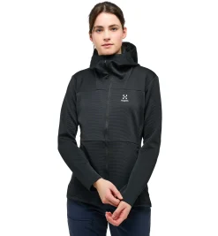 Haglöfs Willow Mid Hood Women- Jackor|Fleece · Mellanlager