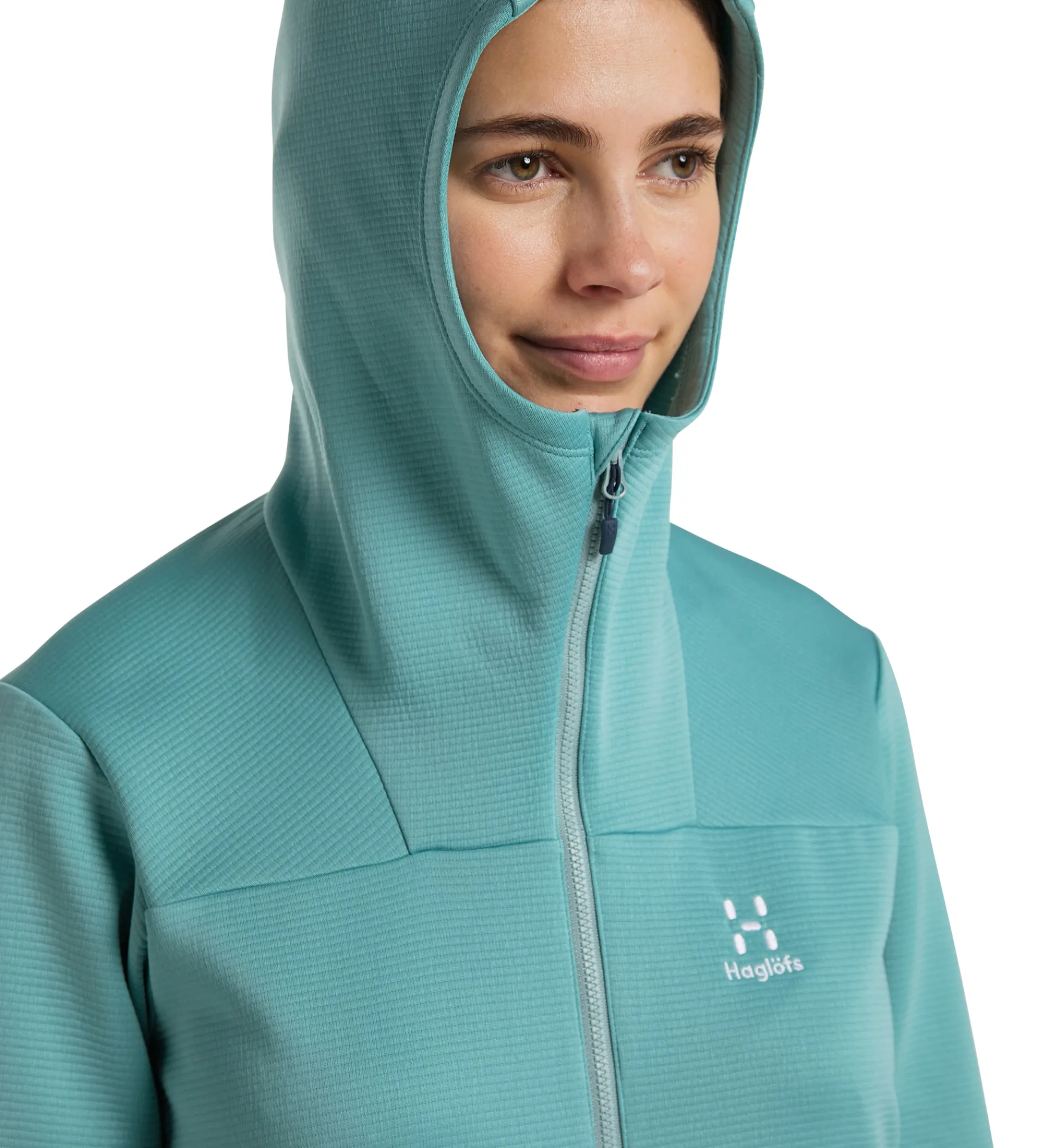 Haglöfs Willow Mid Hood Women- Jackor|Fleece · Mellanlager